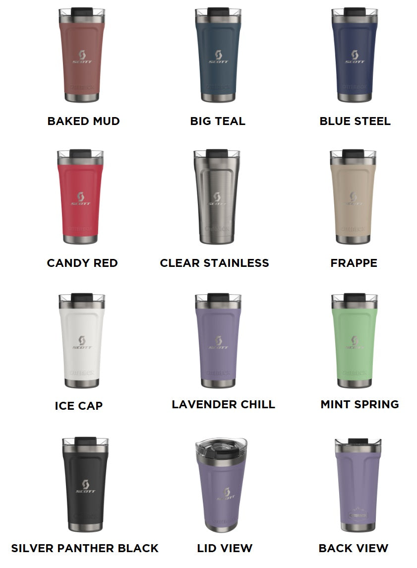 OtterBox Elevation Tumbler with Closed Lid (16oz, Ice Cap)