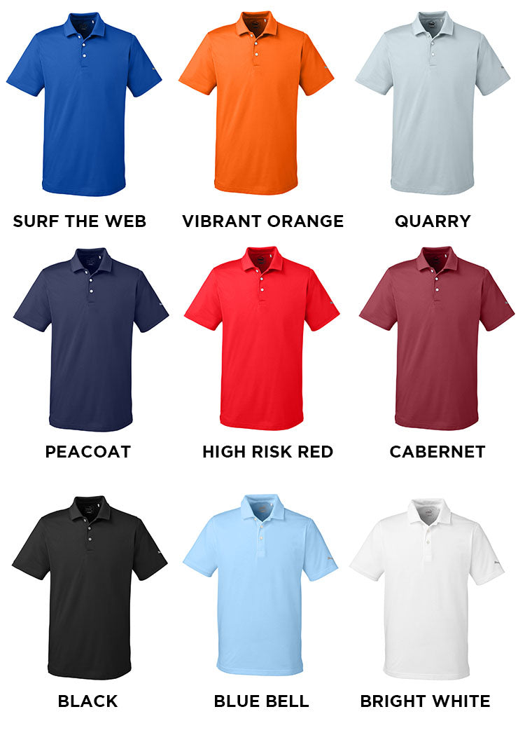 Puma Fusion Custom Polo Shirts - Mens, Customized Polos